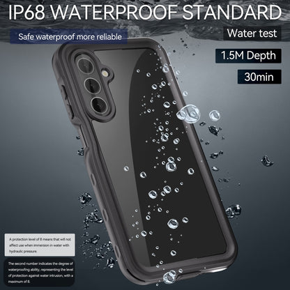 For Samsung Galaxy A16 5G / 4G RedPepper IP68 Waterproof PC Hybrid TPU Phone Case(Black) by RedPepper