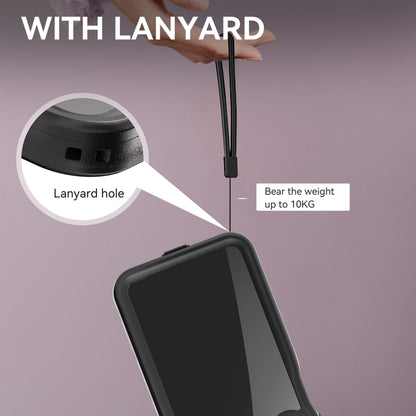 For Samsung Galaxy A16 5G / 4G RedPepper IP68 Waterproof PC Hybrid TPU Phone Case(Black) by RedPepper