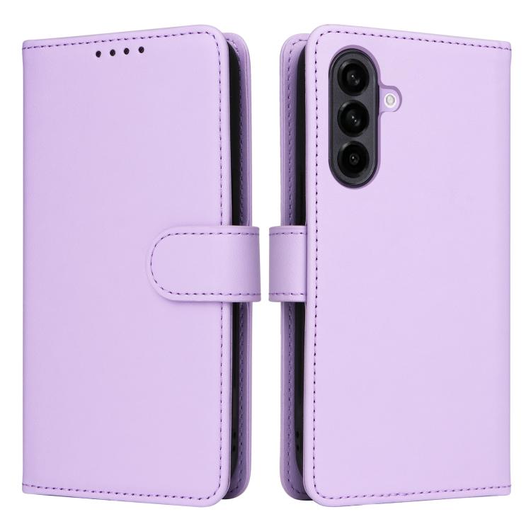 For Samsung Galaxy A56 5G BETOPNICE BN-005 2 in 1 Detachable Imitate Genuine Leather Phone Case(Light Purple) by BETOPNICE
