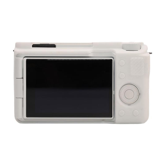 For Sony ZV-E10 II / ZV-E10M2 Glossy Soft Silicone Protective Case(White) by bashfashion