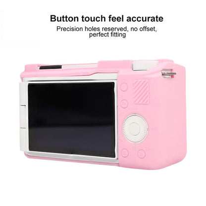For Sony ZV-E10 II / ZV-E10M2 Glossy Soft Silicone Protective Case(Pink) by bashfashion