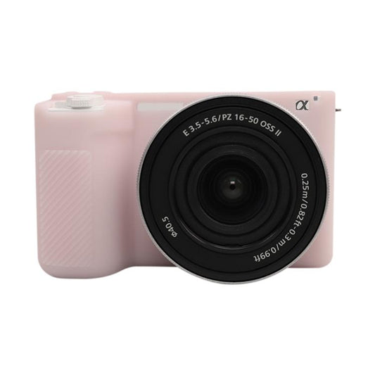 For Sony ZV-E10 II / ZV-E10M2 Glossy Soft Silicone Protective Case(Jelly Pink) by bashfashion