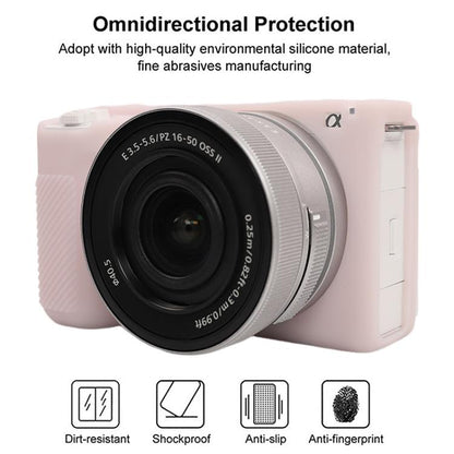 For Sony ZV-E10 II / ZV-E10M2 Glossy Soft Silicone Protective Case(Jelly Pink) by bashfashion