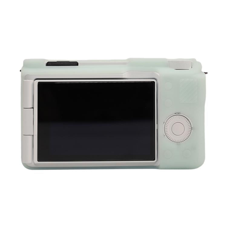 For Sony ZV-E10 II / ZV-E10M2 Glossy Soft Silicone Protective Case(Jelly Green) by bashfashion