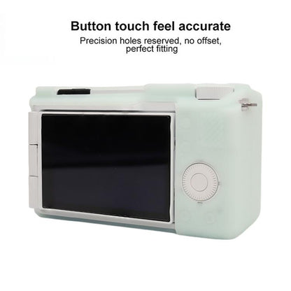 For Sony ZV-E10 II / ZV-E10M2 Glossy Soft Silicone Protective Case(Jelly Green) by bashfashion