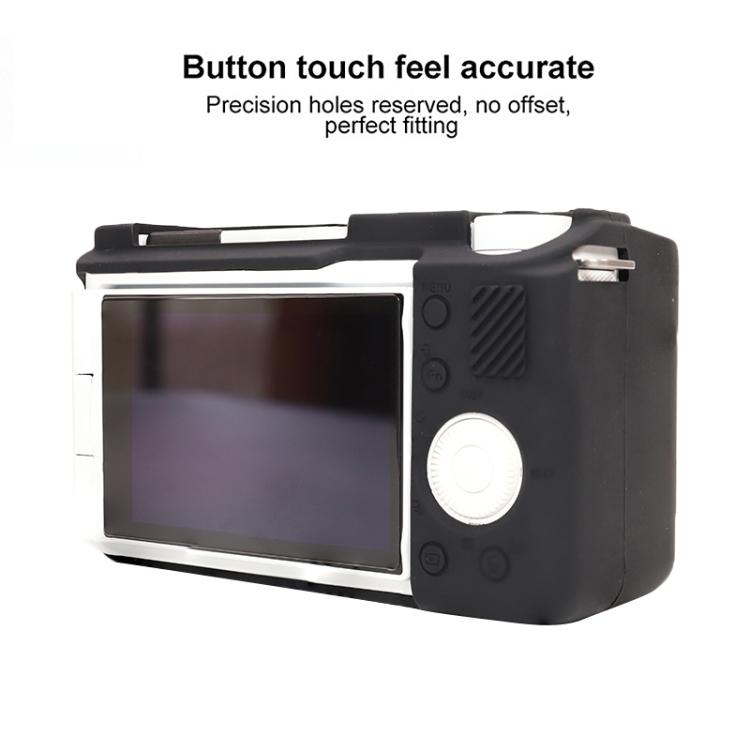 For Sony ZV-E10 II / ZV-E10M2 Glossy Soft Silicone Protective Case(Black) by bashfashion