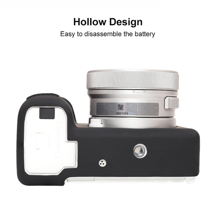 For Sony ZV-E10 II / ZV-E10M2 Glossy Soft Silicone Protective Case(Black) by bashfashion