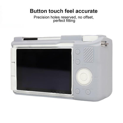 For Sony ZV-E10 II / ZV-E10M2 Glossy Soft Silicone Protective Case(Grey) by bashfashion