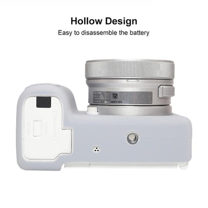 For Sony ZV-E10 II / ZV-E10M2 Glossy Soft Silicone Protective Case(Grey) by bashfashion