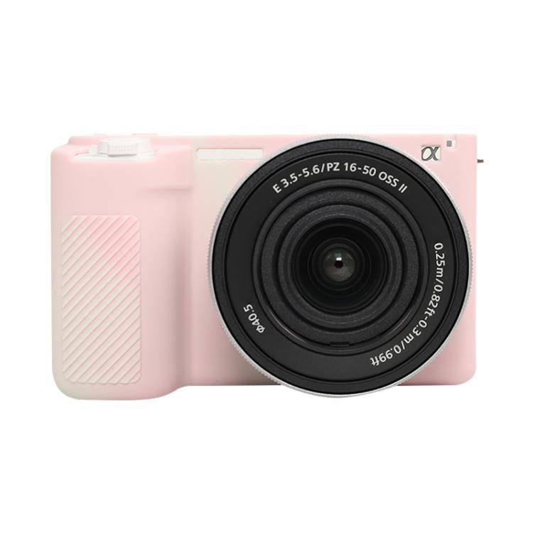 For Sony ZV-E10 II / ZV-E10M2 Glossy Soft Silicone Protective Case(Mist Pink) by bashfashion