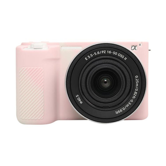 For Sony ZV-E10 II / ZV-E10M2 Glossy Soft Silicone Protective Case(Mist Pink) by bashfashion