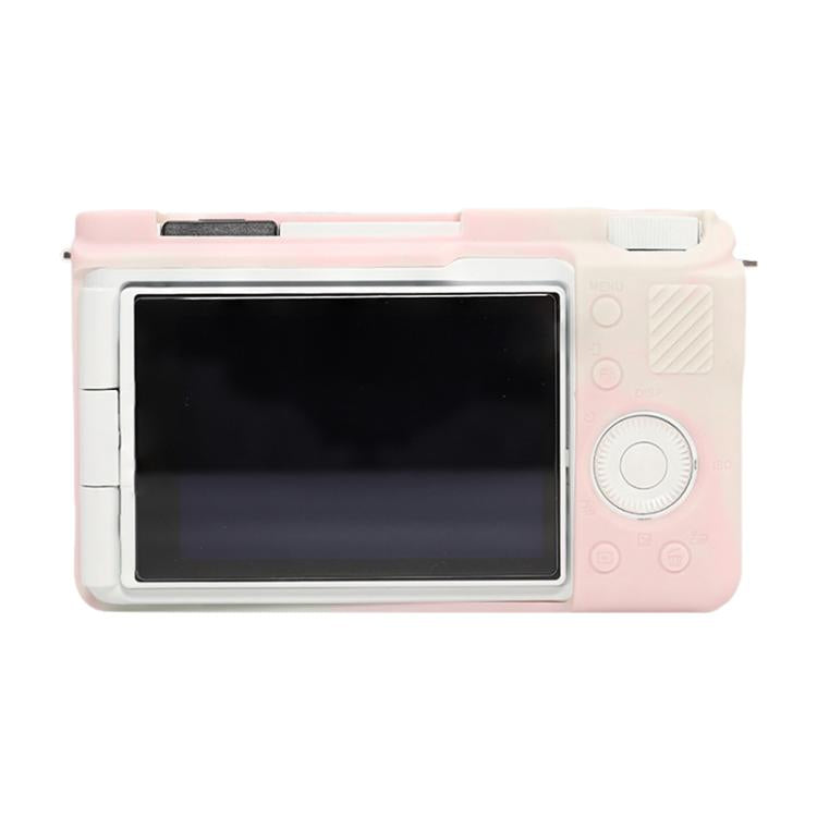 For Sony ZV-E10 II / ZV-E10M2 Glossy Soft Silicone Protective Case(Mist Pink) by bashfashion