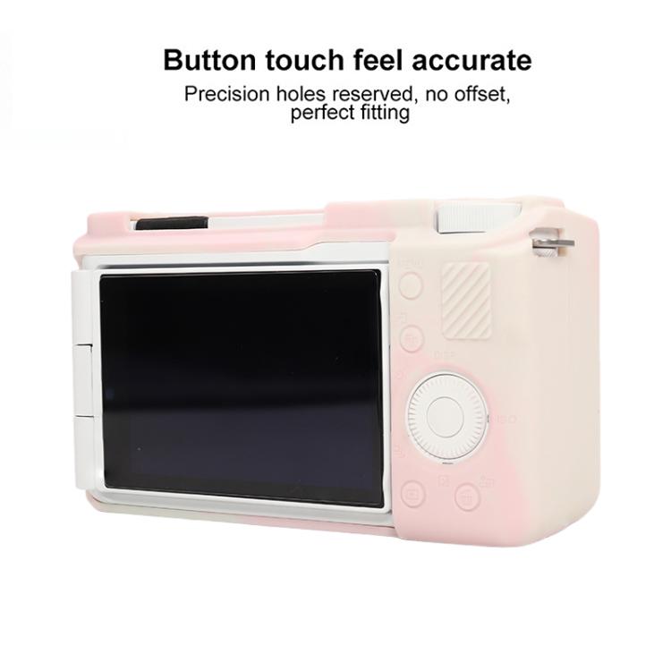 For Sony ZV-E10 II / ZV-E10M2 Glossy Soft Silicone Protective Case(Mist Pink) by bashfashion