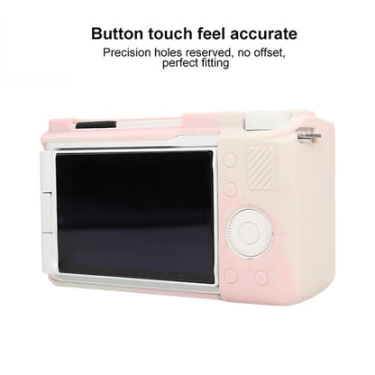 For Sony ZV-E10 II / ZV-E10M2 Glossy Soft Silicone Protective Case(Mist Pink) by bashfashion