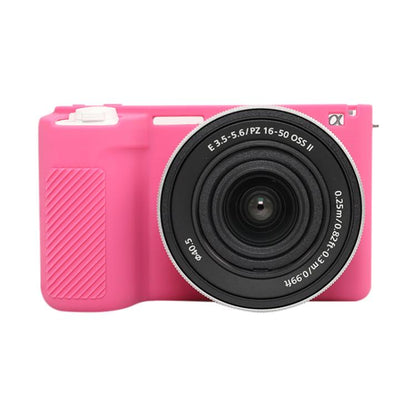 For Sony ZV-E10 II / ZV-E10M2 Glossy Soft Silicone Protective Case(Rose Red) by bashfashion