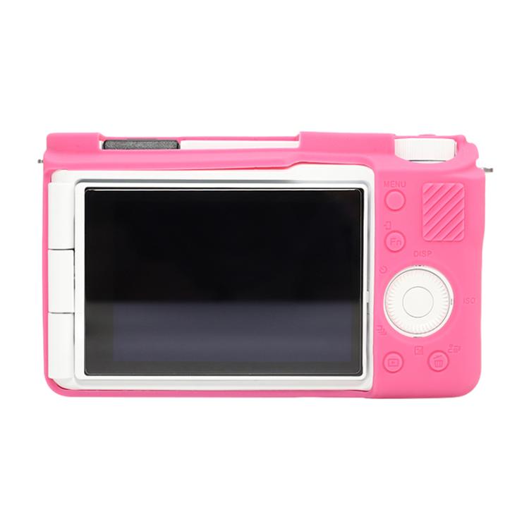 For Sony ZV-E10 II / ZV-E10M2 Glossy Soft Silicone Protective Case(Rose Red) by bashfashion