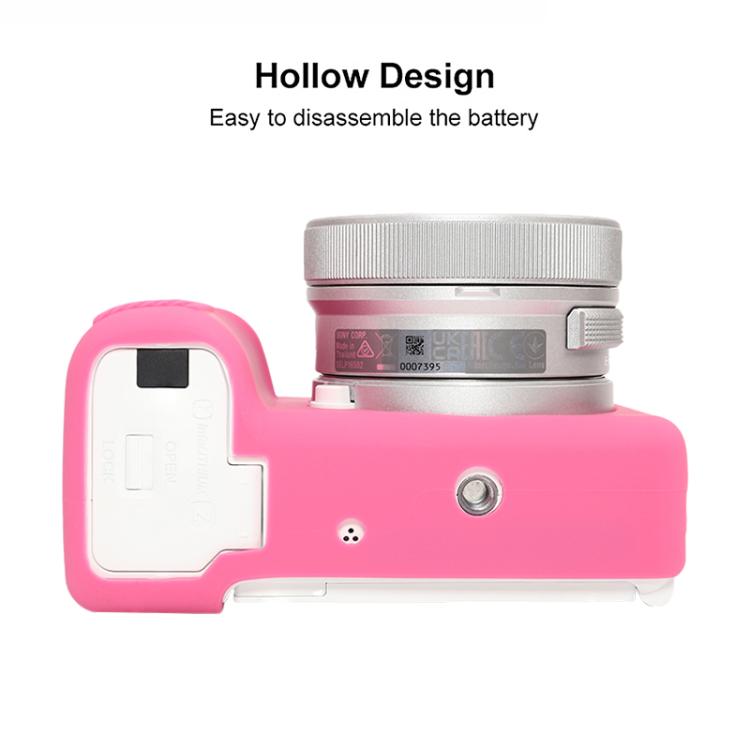 For Sony ZV-E10 II / ZV-E10M2 Glossy Soft Silicone Protective Case(Rose Red) by bashfashion