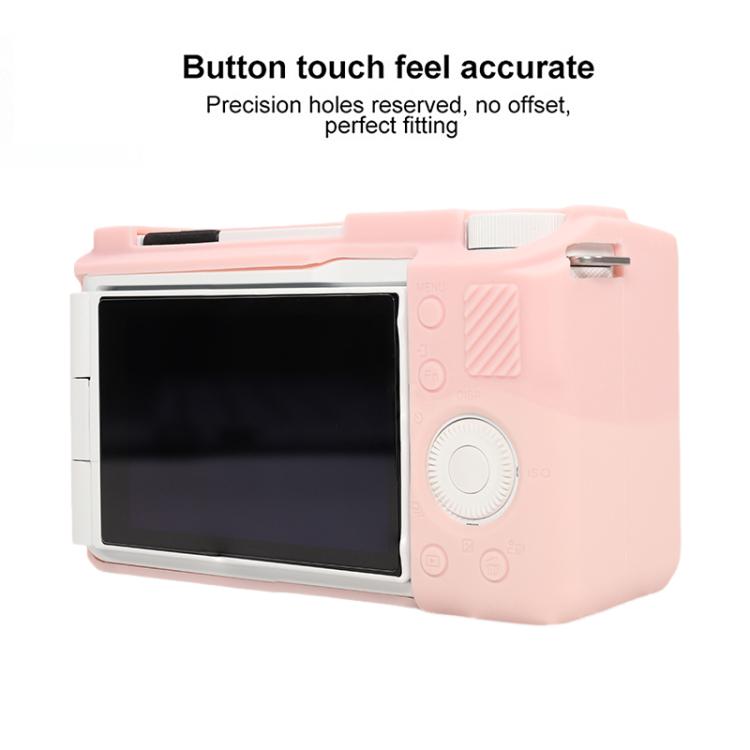 For Sony ZV-E10 II / ZV-E10M2 Glossy Soft Silicone Protective Case(Sweet Smoke Pink) by bashfashion
