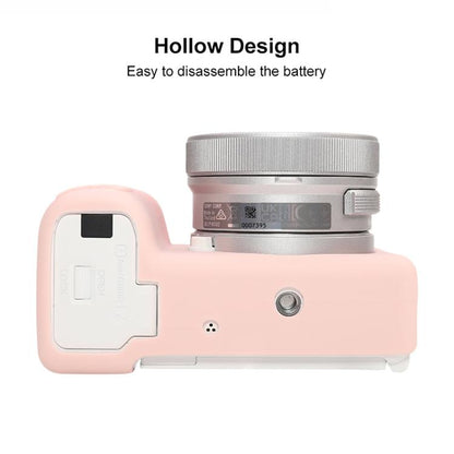 For Sony ZV-E10 II / ZV-E10M2 Glossy Soft Silicone Protective Case(Sweet Smoke Pink) by bashfashion