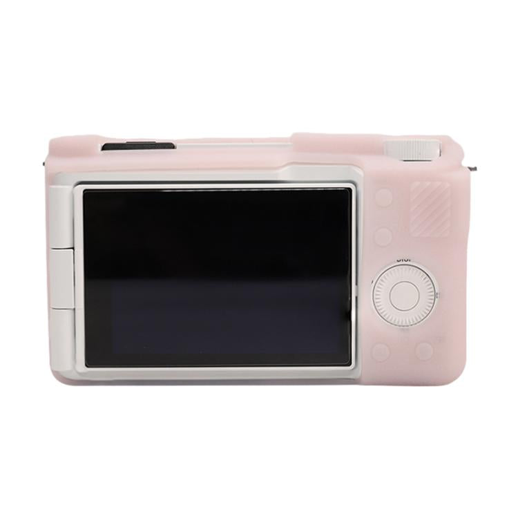 For Sony ZV-E10 II / ZV-E10M2 Litchi Texture Soft Silicone Protective Case(Jelly Pink) by bashfashion
