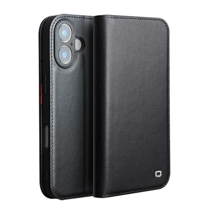 For iPhone 17 QIALINO Classic Gen2 Genuine Leather Phone Case(Black) by QIALINO