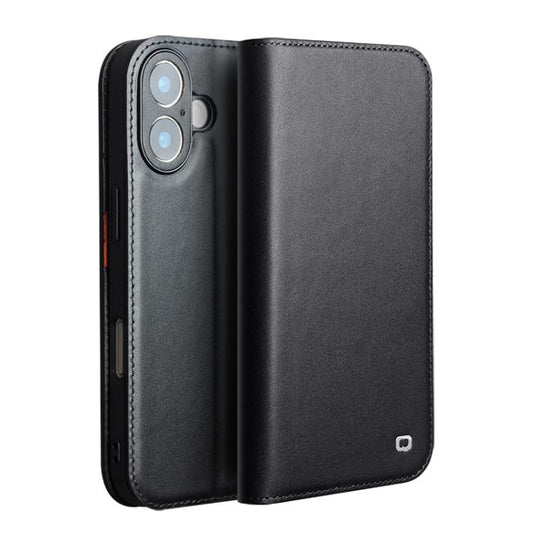 For iPhone 17 QIALINO Classic Gen2 Genuine Leather Phone Case(Black) by QIALINO
