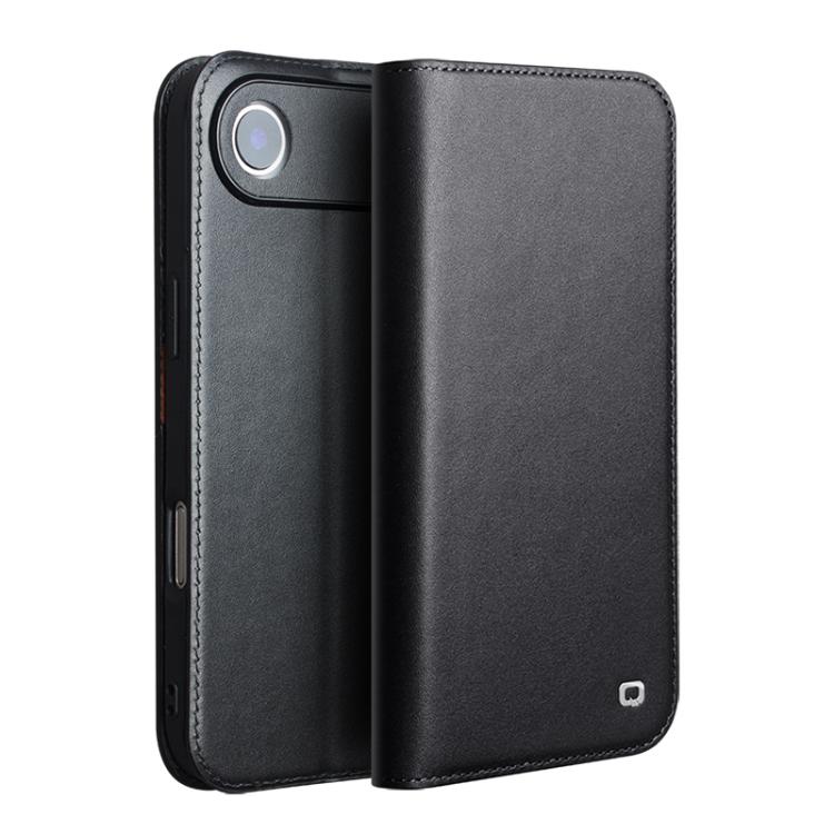 For iPhone Air QIALINO Classic Gen2 Genuine Leather Phone Case(Black) by QIALINO