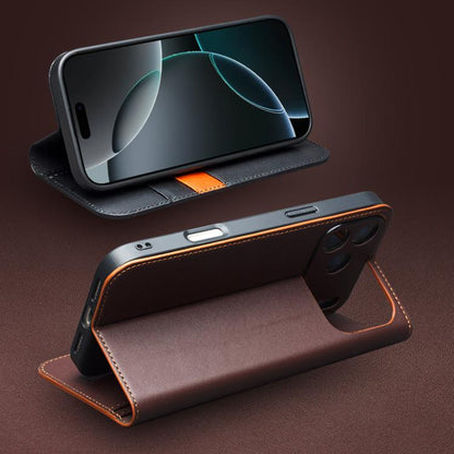 For iPhone 17 Pro QIALINO Classic Gen2 Genuine Leather Phone Case(Black) by QIALINO