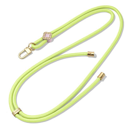 DUX DUCIS Garden Series Begonia Pattern Adjustable Crossbody Phone Lanyard(Green Yellow) by DUX DUCIS