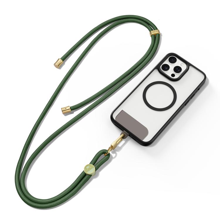 DUX DUCIS Garden Series Tile Pattern Adjustable Crossbody Phone Lanyard(Army Green) by DUX DUCIS