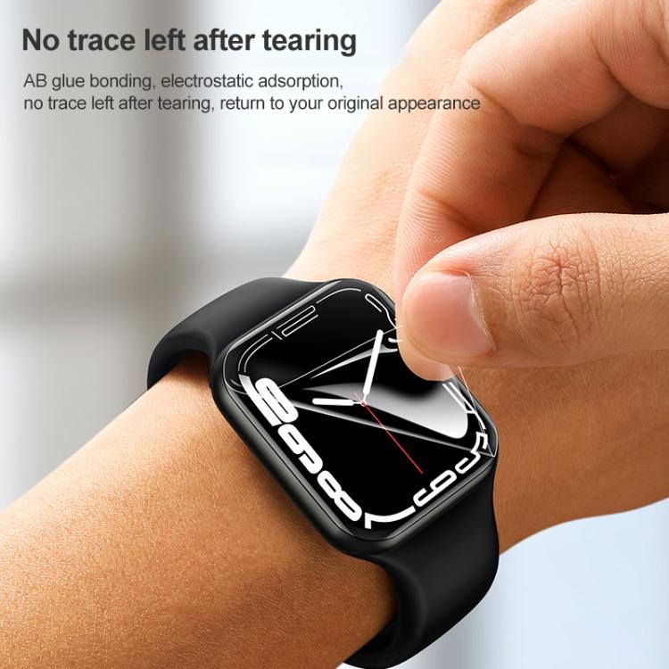 For Apple Watch Series 11 / 10 46mm Soft Hydrogel Film Watch Screen Protector with Locator by bashfashion