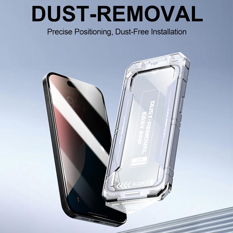 For iPhone 12 Pro / 12 Easy Install Privacy Tempered Glass Film by bashfashion