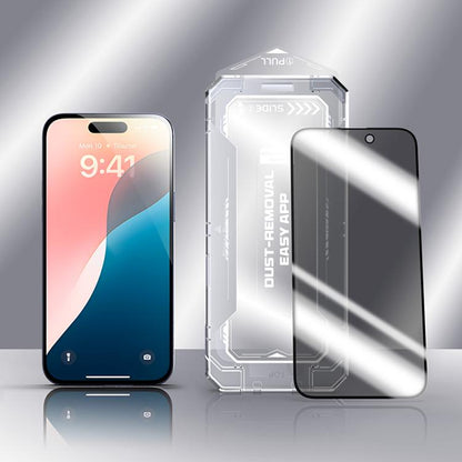 For iPhone 12 Pro / 12 Easy Install Privacy Tempered Glass Film by bashfashion