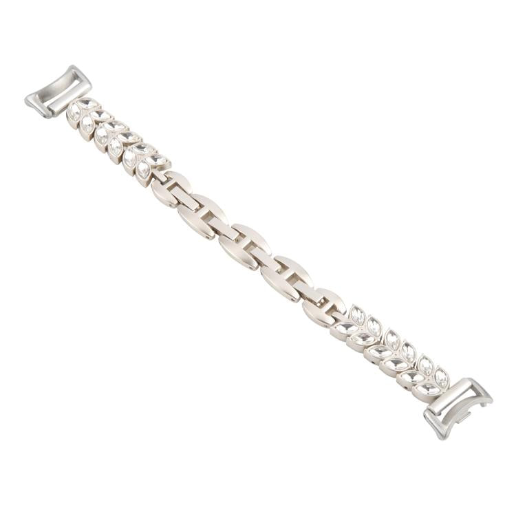 For Xiaomi Smart Band 9 / 8 Wheat Ear Diamond Bracelet Metal Watch Band(Starlight) by bashfashion
