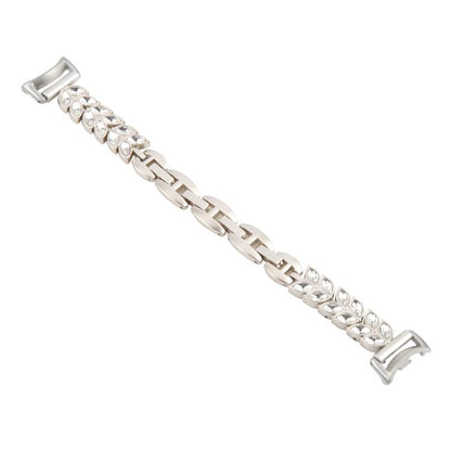 For Xiaomi Smart Band 9 / 8 Wheat Ear Diamond Bracelet Metal Watch Band(Starlight) by bashfashion