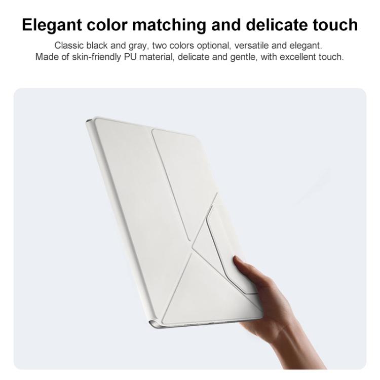 For Xiaomi Pad 7 / 7 Pro Original Xiaomi Magnetic Double-sided Protective Case Smart Leather Tablet Case(Black) by Xiaomi