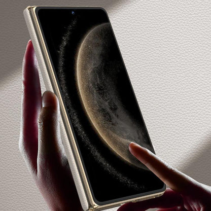 For Huawei Mate X6 GKK Ultrathin Hinge Leather Magsafe Phone Case(Black) by GKK