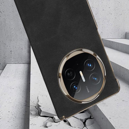 For Huawei Mate X6 GKK Ultrathin Hinge Leather Magsafe Phone Case(Matte Blue) by GKK