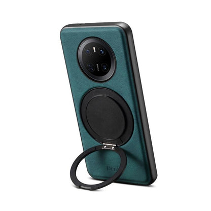 For Huawei Mate 70 Denior A14 Skin Feel Rotating Holder MagSafe Phone Case(Blue) by Denior