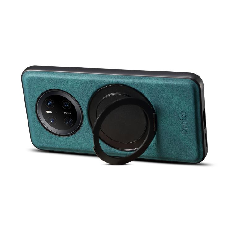 For Huawei Mate 70 Denior A14 Skin Feel Rotating Holder MagSafe Phone Case(Blue) by Denior