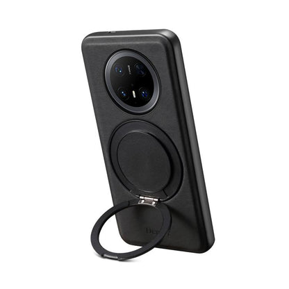 For Huawei Mate 70 Pro / 70 Pro+ Denior A14 Skin Feel Rotating Holder MagSafe Phone Case(Black) by Denior