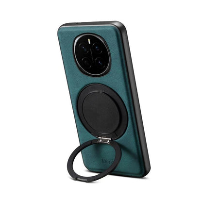 For Honor Magic7 Denior A14 Skin Feel Rotating Holder MagSafe Phone Case(Blue) by Denior