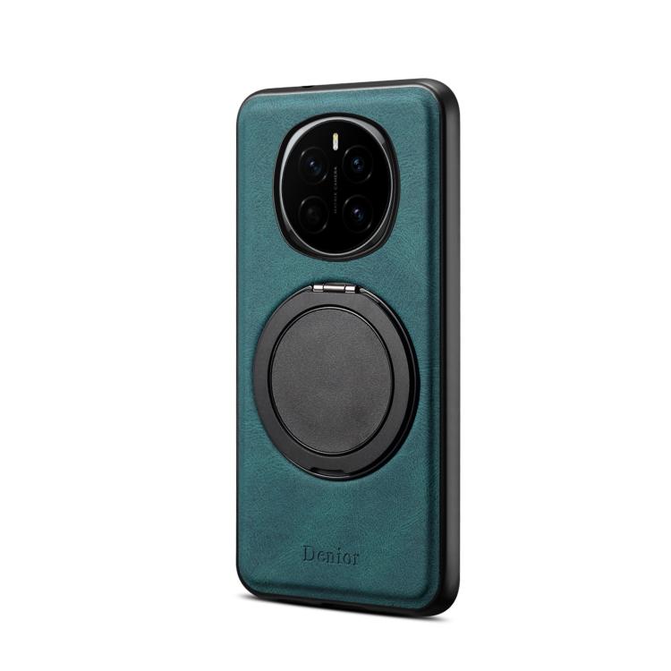 For Honor Magic7 Denior A14 Skin Feel Rotating Holder MagSafe Phone Case(Blue) by Denior