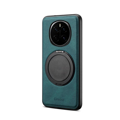 For Honor Magic7 Denior A14 Skin Feel Rotating Holder MagSafe Phone Case(Blue) by Denior