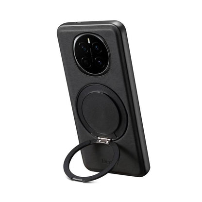 For Honor Magic7 Denior A14 Skin Feel Rotating Holder MagSafe Phone Case(Black) by Denior