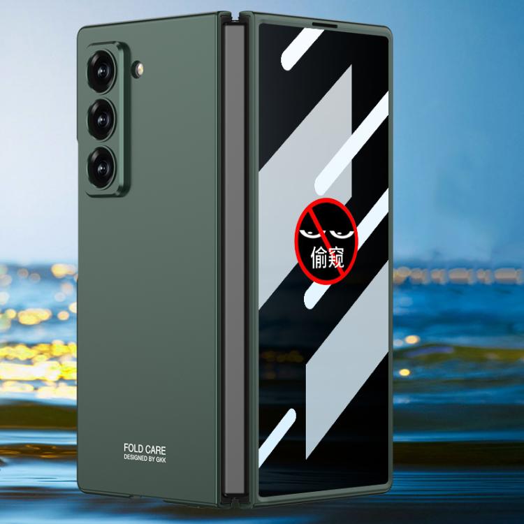 For Samsung Galaxy Z Fold6 Slim GKK Integrated Ultra-thin Privacy Full Coverage Phone Case(Green) by GKK