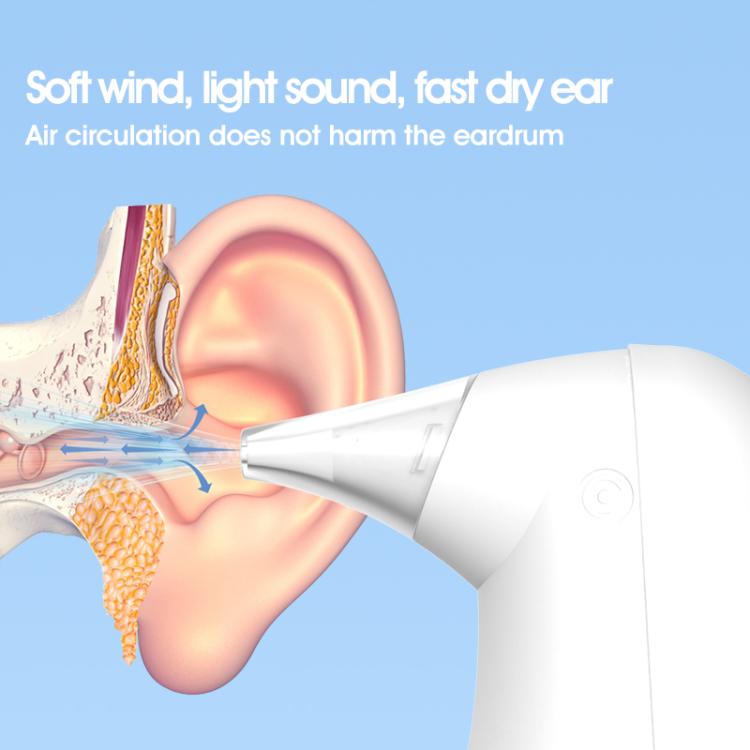 YJK148 Low Noise Electric Plasma Ear Blower(White) by bashfashion