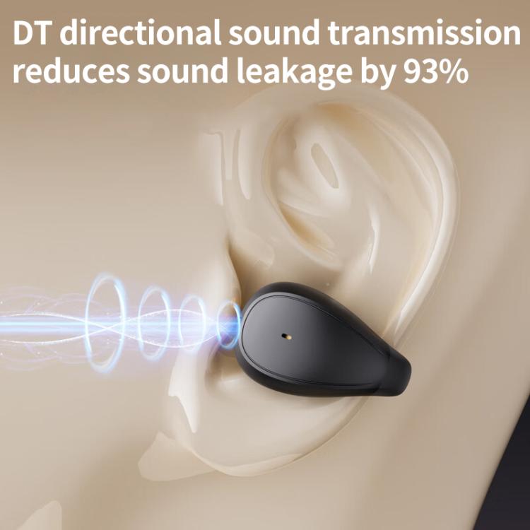 Lenovo TC3403 Open Ear Clip Type ENC True Wireless BT 5.3 Earphones(Black) by Lenovo