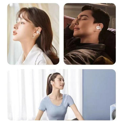 Lenovo TC3403 Open Ear Clip Type ENC True Wireless BT 5.3 Earphones(White) by Lenovo