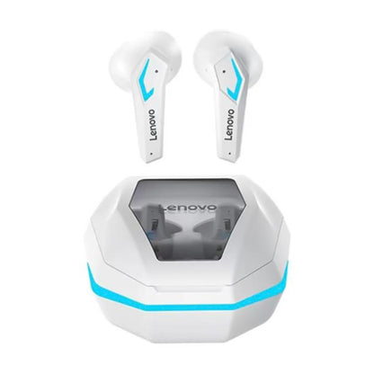 Lenovo TG102 AI Intelligent Noise Reduction Game BT 5.4 Wireless Earphones(White) by Lenovo